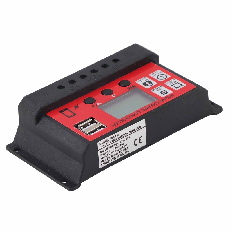 Solar Charge Controller Adjustable Solar Panel Battery Intelligent Regulator with