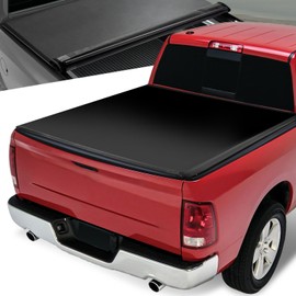 CAAP DRIVEN Soft Roll-Up Tonneau Cover Compatible with 2002-2023 Dodge Ram 1500 (Classic) 2500 3500 6.5 ft. Fleetside Bed CAAP-RU-020-TTC