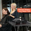 STYLANCE Salon Folding Tray, Salon Tray on Wheels, Salon Tray