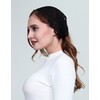 Vintage French Lace Headband Soft Headwrap Head Covering Church Veil