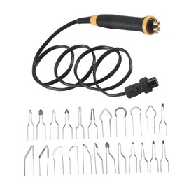 Colcolo Wood Burning Kit Pyrography Pen 21 Wire Tips Non Slip Lightweight Wood Burner Tools Pyrography Machine for Woodwork Leather