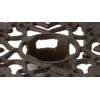 Esschert Design Cast Iron Tealight Warmer ,Brown,21.6 x 14.4 x