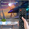 KhotIlong Replacement Remote for Mini Projector,Compatible with TMY V08,AuKing M8-F,NISOO