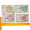 GetCoupon 4 Pads Cute Fruit Cartoon Sticky Notes, Kawaii Sticky