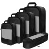 Compression Packing Cubes Set – 5 Lightweight Luggage Organizers for