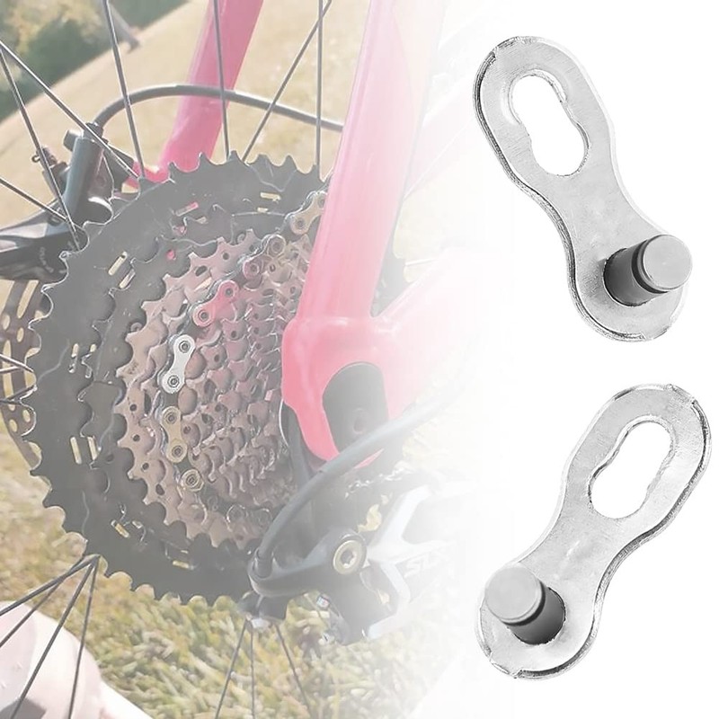 Kigauru 10 Pairs Bike Chain Connector 10 Speed Chain Steel