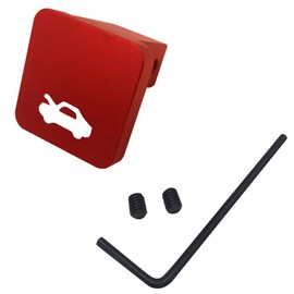 imUfer Hood Latch Release Handle Cable Repair Kit Billet Aluminum for CRV 1997-2006,Element 2003-2011,Ridgeline 2006-2014,Civic 1996 - 2011(Red)