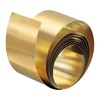 sourcing map Brass Sheet Roll, 2000mm x 30mm x 0.2mm