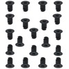 VPZMT .500 Grip 7/16" Aluminum Dzus Button Flush Allen Head