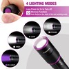 EverBrite Rechargeable Pen Flashlight with UV Light and White Light,