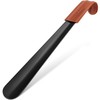 NINEMAX Shoe Horn Long Handle for Seniors Men Women, Metal