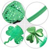 FUNOMOCYA 1set St Patrick's Day Sequin Bowknot Hairbands Hair Accessories