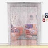 HSYLYM String Curtains Spaghetti Door Beads Light Weight Colourful Dense