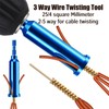 Twisting Wire Tool Set, 3 Way/ 5 Way Tool Stripping