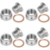 O2 Sensor Bung Weld in with Plug, 4 Set O2