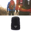 VINGVO Funda Impermeable para Mochila, Impermeable, Ligera, Color Negro, Fácil