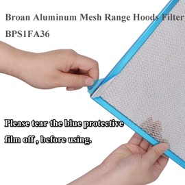 BPS1FA36 Aluminum Range Hood Filter 11-3/4" X 17-1/4" X 3/8" Compatible With B-roan Range Hood Filter 36" WS1 & QS1 & WS2 Series and Sears 5260-36" Series by AMI PARTS (2 Packs)