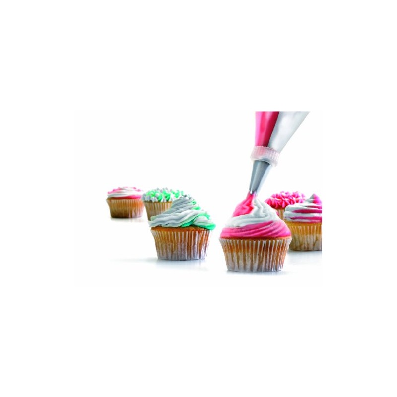 IBILI 789440 DOUBLE FLEXIBLE PASTRY BAG 40 CM