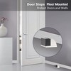 Door Stoppers, Floor Mounted Door Stops Rubber Black Door Stop