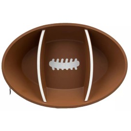 Unbranded Football 3 Divided Plastic Snack Tray Ankyo