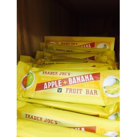 Trader Joe's Gluten Free Apple + Banana Fruit Bars (Pack of 12)