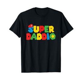 Super Gamer Dad Unleashed Celebrating Fatherly Powers T-Shirt