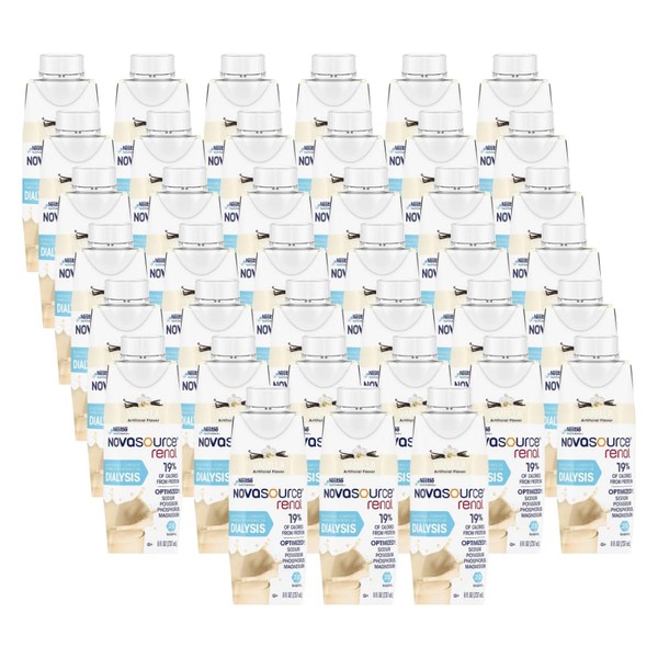 Nestle Novasource Renal, Nutritionally Complete Formula, Vanilla, 8 FL OZ