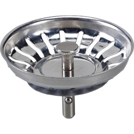 Master Plumber 420F, Sink Basket Strainer, Push & Seal, Ball Bearing Post, Blanco OEM 406301