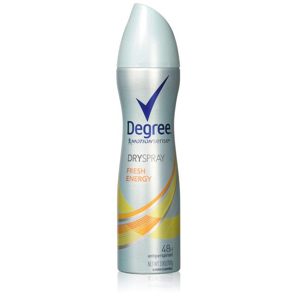 Degree Deodorant 3.8 Ounce Womens Dry Spray Fresh Energy (113ml) (2 Pack)