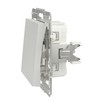 Schneider Electric Asfora EPH0270121D Switch 2-Pin Flush-Mounted 10 AX, Plug-In