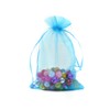 Bezall 50pcs Drawstring Organza Jewelry Candy Pouch Christmas Wedding Party