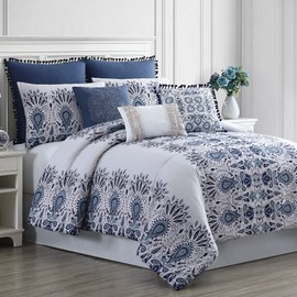 Modern Threads Kira 8-Piece Embellished Comforter Set King/California King