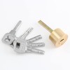 LDEXIN Home Safety Vertical Keyway Cylinder Deadbolt Rim Lock Set