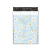 10x13 (100) Daisies Floral Summer Designer Poly Mailers Waterproof Self