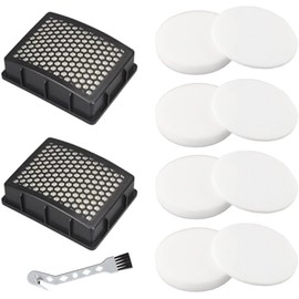 Filtros lavables de espuma y fieltro para aspiradoras verticales KENMORE 4080DU4080, DU2012, DU2015, K4010, DU4399, DU5080, DU5092, filtros HEPA, espuma y pantallas de fieltro, cepillo de limpieza