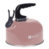 Valiant 1L Portable Camping Whistling Kettle - Pink