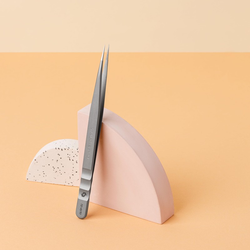 STALEKS PRO Expert 41/10 Professional Eyelash Extension Tweezers for Separating