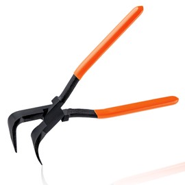 LEONTOOL 10 Inches Hand Seamers Sheet Metal Tools 90°Jaws Sheet Metal Pliers with PVC Handle Sheet Metal Bending Pliers Metal Bender Tool Sheet Metal Bender for Bending and Flattening Sheet Metal