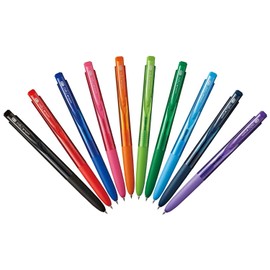 Uni-ball Signo RT1 Retractable Gel Ink Pen, Ultra Micro Point 0.28mm, Rubber Grip, UMN-155-28, 10 Color Value Set