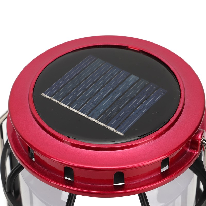 Camping Lantern ABS Plastic Portable USB and Solar Charging Survival