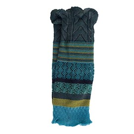 Invero Merino Arm Warmers, Ruby, Multicoloured, 100% Wool - petrol