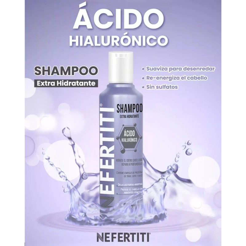 Nefertiti Shampoo Acido Hialuronico 300ml