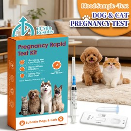 Dog & Cat Pregnancy Test Kits – Early Blood Screening for Breeding Confirmation, Fast Results for Home & Vet Use, Reliable Pet Health Monitor