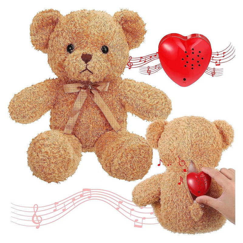 Heart Shaped Voice Recorder Exquisite Portable 30 Seconds Push Button