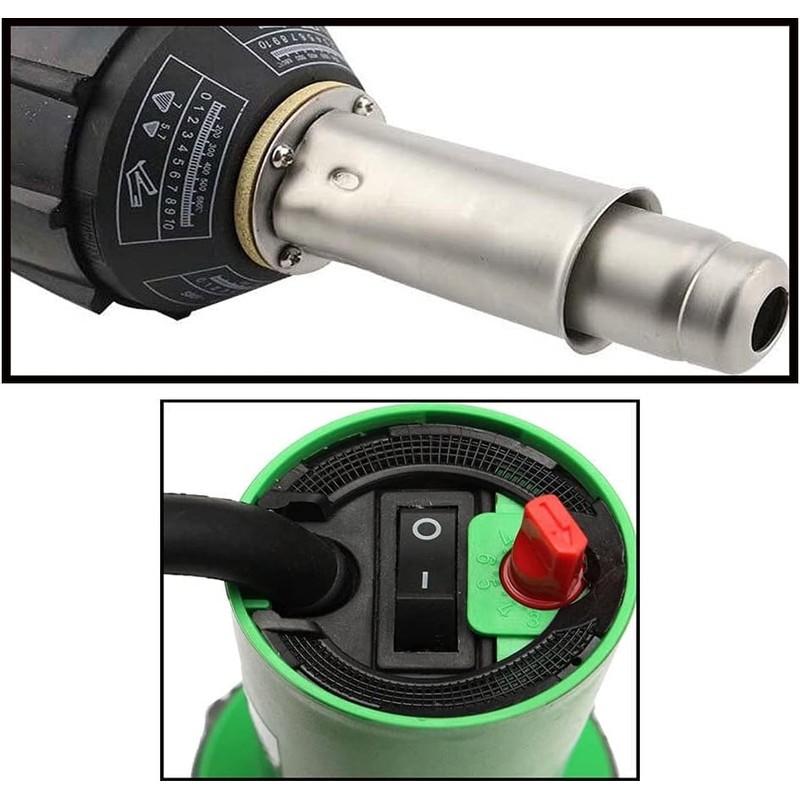Hot Air Plastic Welder Welding Gun Plastic Repair Welder Kit,