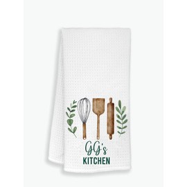 DiandDesignGift Gg's - Toalla de cocina para decoración de cocina, toalla de cocina suave y absorbente, decoración de casa, toalla de cocina, regalo para el día de la madre, cumpleaños, día festivo