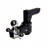 H D Tri-ball Swivel Adjustable Trailer Tow Drop Hitch Ball