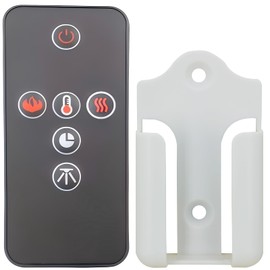 Replacement for Napoleon Fireplace Heater Remote Control G660-0005-SER NEFB27H-3A NEFB29H-3A NEFB24HG-3A NEFB27HG-3A NEFB29HG-3A NEFB24H NEFB27H NEFB29H NEFB33H NEFB40H (with Wall Mounting Bracket)