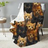 Lovely Cat Theme Throw Blanket - Soft Plush, Lightweight, Warm,