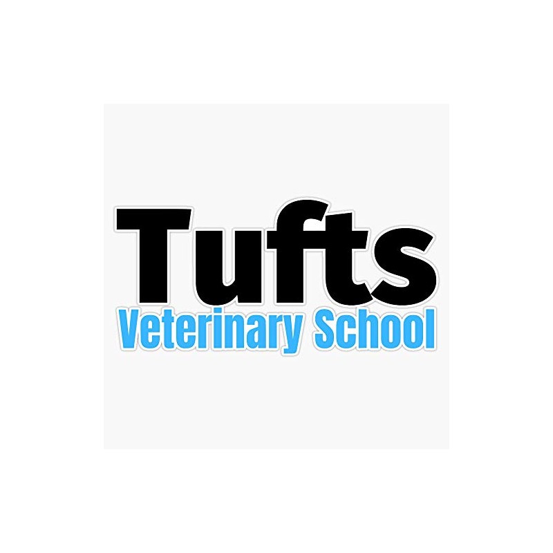 Tufts Veterinary School Waterproof Vinyl Window Bumper Sticker Decal 5"